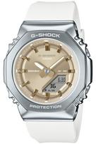 Casio G-SHOCK vidutinio dydžio metalu dengtas GM-S2110-7A9JF Baltas × Smėlio spalvos beige