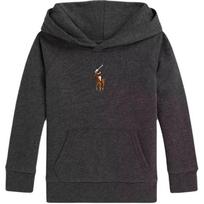 Polo Ralph Lauren Big Pony Hoodie Logo Embroidery Print Kids hoodies 313978992-001 M black