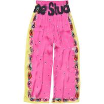 Acne Studios Graphic print Wide leg Trousers CK0108-ACT XS pink