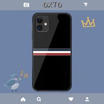 Thoms Fashion Brownes Prekės ženklo dėklas iPhone Samsung Galaxy Redmi Note S 17 16 15 14 13 20 24 25 54 Pro Max Ultra Fe Grūdinto stiklo apsauga iPhone Xs Max black