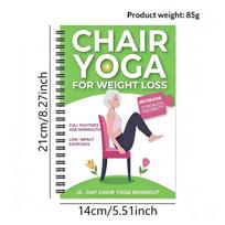 Chair Yoga Books For Seniors Over 60 With 30 Day Workout Guides Improve Mobility Balance Strength For Home Fitness A2 green