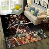 Siaubo TV The Walking Dead TWD Kilimas Namų Svetainei Miegamajam Sofai Durų Kilimėlis Dekoras, Vaikų Žaidimų Zonos Kilimas Neslystantis Grindų Kilimėlis 40x60cm
