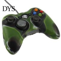 Army Camouflage Silicone Cover Case Skin for Xbox 360 Wireless Game Controller