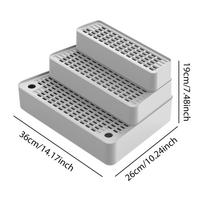 Cat Litter Ramp, Removable, Nonslip, Waterproof, Suitable for Senior Cats Indoors šviesiai pilka spalva