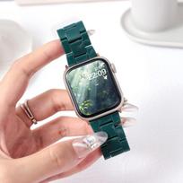 Rainbow Clear Band For Apple Watch Series 10 9 8 7 se 6 5 4 3 Slim Women Bracelet Strap For iWatch 40mm 38 41 42 44 45 46 49mm 42 44 45 46 49mm black