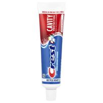 Crest, Plus, ertmių apsauga, dantų pasta nuo ertmės su fluoru, įprasta, 2,4 uncijos (68 g) red