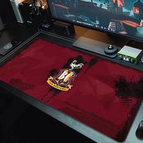 L.F.C. football Mouse Pad Large Gaming Table Cushion Non-slip Laptop Tablet Big Mousepad XXL Mat Mini PC Playmat With Lock edge 30cmx60cm(11.8x23.6inch) brown