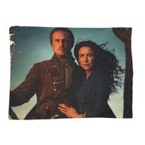 Jamie Fraser Outlander Televizija Kempingo Antklodės Šilta Flanelinė Mesti Antklodė Pliušinė Lovai Svetainei Iškylai Kelionei Namams Sofai Size: 100*150cm, Weight: 320 GSM