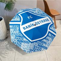 Banik Ostrava Crest Emblem Umbrella - Automatic Open/Close, Compact 8-Rib Lightweight Umbrella Essential for outdoorPicnic Accessory Fan Gifts