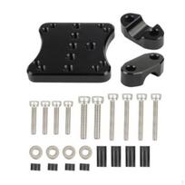 Handlebar Clamp GPS Mount 12mm Motorcycle Matte Black Bracket for