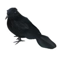 Helovino Juodo Varnos Dekoracija Realistiškas Plunksnuotas Varnos Rekvizitas Dirbtiniai Netikri Varnos Paukščiai Kieme Medžio Sode Verandoje Patalpoje Helovino Dekoracija B black