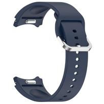 Silikoninė apyrankė skirta Samsung Galaxy Watch 7 FE 6 4 Classic 5 pro 44mm 40mm 43mm 47mm 45mm apyrankė Galaxy Watch6 7 dirželis tamsiai mėlyna spalva