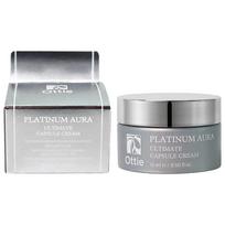 OTTIE Platinum Aura Ultimate Capsule Cream – stangrinamasis veido kremas su platina ir ikrų ekstraktu, 15 ml