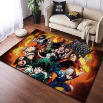 Japoniški Anime Animaciniai My Hero Academia Didelis Plotas Kilimas Svetainei Miegamajam Bendrabučiui Grindų Kilimėliai Durų Kilimėliai 80x120cm