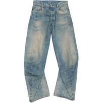 Acne Studios Jeans Men's Blue Moderate Wide Leg Pants B00428-AUZ 33/32 gray