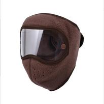 Moterų Vyrų Žieminė Polar Fleece veido kaukė stora veido danga su vėjui atspariais akiniais, skirta važinėti dviračiu lauke Šilta slidinėjimo kaukė Motociklo veido kaukė