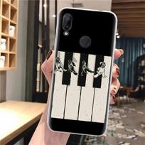 Music Piano Keyboard Silicon Phone Case For Xiaomi Redmi Note 10 9S 9 8T 8 Pro 7 5 9T Mi 12T 11T 10T 12 11 Lite 11i A3 Cover Xiaomi Mi 8 Lite white