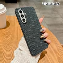 Samsung A56 Anglies Pluošto Odos Pojūčio Magnetinis Telefono Dėklas Samsung A55 Paprastas ir Madingas Neslystantis Kritimui Atsparus Samsung S23Ultra orange