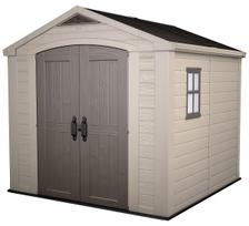 Įrankių namelis Keter Curver FACTOR 8x8 Beige - Grey Brown | 29197916 | 7290103664954