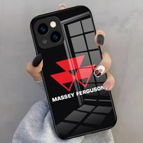 Massey Ferguson telefono dėklas IPhone 17 Pro Max 16 15 14 Pro Max 13 11 X Xs Xr 8 7Plus Stiklinis dangtelis iPhone17 Pro Max