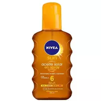 Nivea Sun Oil Spray Spf 6 200ml