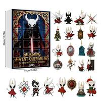 Hollow Knight Kalėdų kalendorius su akrilinėmis figūrėlėmis šventėms ir dovanų apsikeitimui Style E