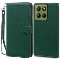 Skirta Motorola G15 dėklas-piniginė Odinis atverčiamas dėklas Skirta Moto G15 dėklas Minkštas knygos tipo telefono dėklas Skirta Motorola G15 Power dėklas Fundas Coque Moto G15 (G15 Power)