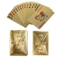 Xiaomi Gold Foil Skull Poker Cards Waterproof PVC Plastic Magic Cards For Gambling Board Game Washable Flexible Use Playing Cards