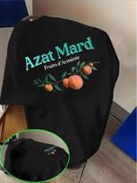 American-style High-end Men's 2026 Summer new Cotton T-shirt in Fashion Street-style with A Unique Personality Short Sleeve Tops XXXL black