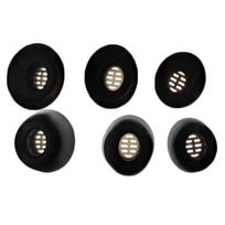 3 Pairs Soft Silicone Ear Pads Earphone Eartips In-ear Earbuds Cover Earphones Accessories for Huawei FreebudsPro 1 black