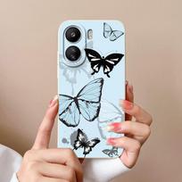 For Redmi 13C 4G 5G Case Cute Duck Phone Back Cover For Xiaomi Redmi 13 C Soft Liquid Silicone Camera Protection Protector Funda Redmi 13C (5G) blue