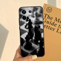 Chess Cover For Xiaomi Redmi Note 14 13 10 11 12 Pro 11S 12S Case For Redmi 15 14C 10C 12C 13C 15C Redmi Note 12 Pro 4G beige