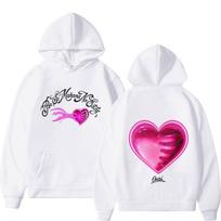 Omar Courtz Por Si Manana No Estoy Album 2026 Tour Print Hoodie Men Women Hip-hop Sweatshirts Loose Casual Fashion Pullover XXL white