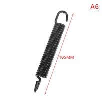 Automobilio priekinio stiklo svirtelės slėgio valytuvo svirties plieninės įtempimo spyruoklės vielos skersmuo 2,8 mm išorinis skersmuo 14 mm ilgis 68 78 89 115 130 mm 105MM