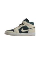 Jordan Sportbačiai su auliuku 'AIR JORDAN 1' glaisto spalva / benzino spalva / tamsiai žalia