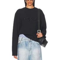Acne Studios Sweatshirt Unisex Black CL0339-BLACK XL black