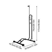 Upright Bike Stand Freestanding Indoor Bike Storage Rack Safe & Secure Bicycle Floor Stand Vertical And Horizontal Bike Holder