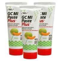 Dantų pasta su fluoru GC Mi Paste Plus Recaldent, melionų skonio, 35 ml, 3 vnt.