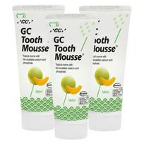 Remineralizuojanti dantų pasta be fluoro GC Mousse Melon, 35 ml, 3 vnt.