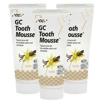 Remineralizuojanti dantų pasta be fluoro GC Mousse Vanilla, 35 ml, 3 vnt.