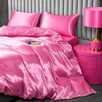 Satin Imitation Washed Silk Quilt Cover Pillowcase Kit (No Sheets) 50*75cm pillowcase pair