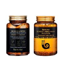 [Farm Stay] Ampulė 250 ml Rinkinys 24K Gold &Escargot orange