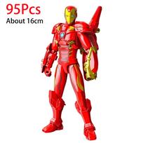 16cm Marvel Legends lega Deadpool Žmogus-voras Statybinės kaladėlės Geležinis žmogus Animacinis personažas statybinės kaladėlės Žaislai Vaikams No Box