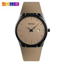 Stylish and simple European and American hot-selling casual light and versatile men's calendar waterproof quartz watch chaki