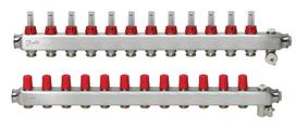 Grindinio šildymo kolektorius DANFOSS SSM-F, 1", 12+12 žiedų, 088U0762