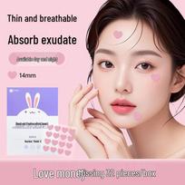 Dr. Magical Heart-Shaped Acne Pimple Patches white