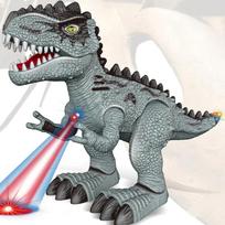 Elektrinis vaikščiojantis dinozauras Žaislas Imituotas T-Rex modelis Elektroninis robotas su šviesa, garsu ir projekcija Vaikams Berniukams Dovana