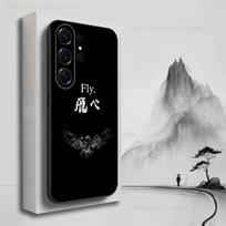 Anime H-haikyuu K-Karasun Phone Case For Samsung S25,S24,S23,S22,S21,S20,S10,S9,Ultra,Plus,Lite,FE,Soft Silicone Black Cover samsungS25ULTRA