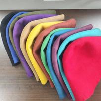 Hot-selling wool hat embryo Direct supply felt hat hat embryo Multi-color pure wool felt hat embryo No edge hat embryo juoda