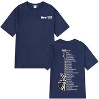 Oasis Live ’25 Wembley Tour Marškinėliai Gerbėjų Prekės Vasariniai Viršutiniai Drabužiai Vyriški Oversized Hip-hop Mados Marškinėliai Aukštos Kokybės Laisvalaikio Vyriški Marškinėliai L gray